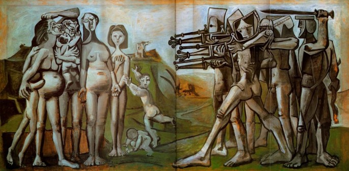 Πάμπλο Πικάσο: Σφαγή στην Κορέα (1951) Λάδι σε ξύλο, Μουσείο Ρicasso, Παρίσι Πηγή εικόνας: Τέχνης Σύμπαν και Φιλολογία