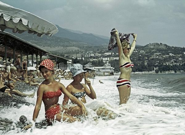 Εργαζόμενες σε διακοπές στην Κριμαία, 1963.