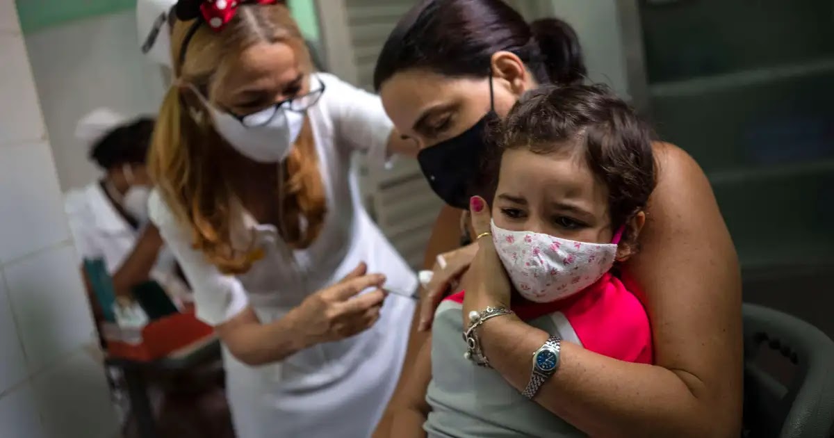 Cuba vaccinating children two 2 Y
