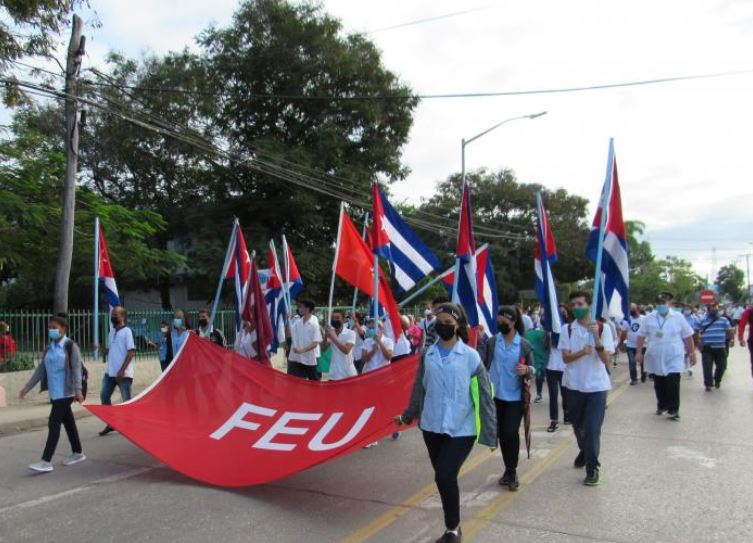 Κούβα διαδήλωση στήριξης της επανάστασης 27 Νοε 21
