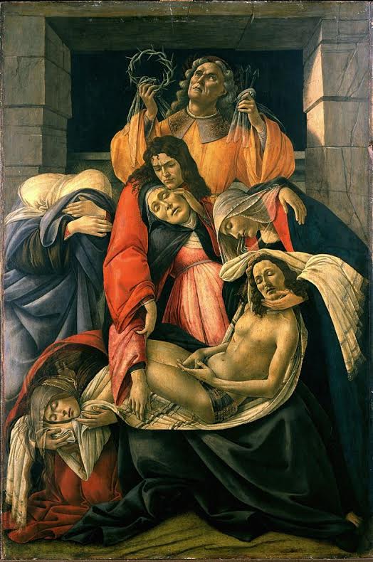 ​Sandro Botticceli, Θρήνος για το νεκρό Χριστό (1495)