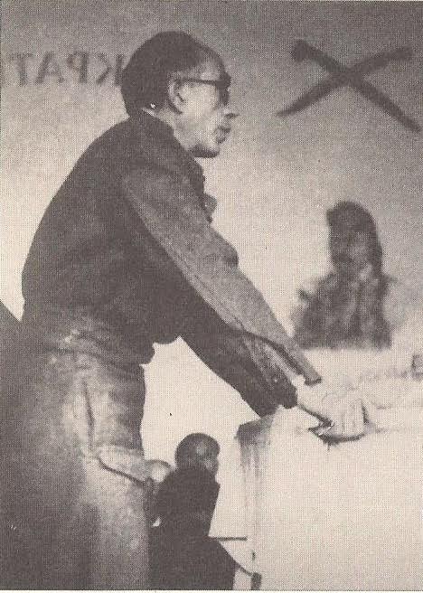 Ο Π.Κόκκαλης στο βήμα του Εθνικού Συμβουλίου στις Κορυσχάδες (23 Μαΐου 1944)