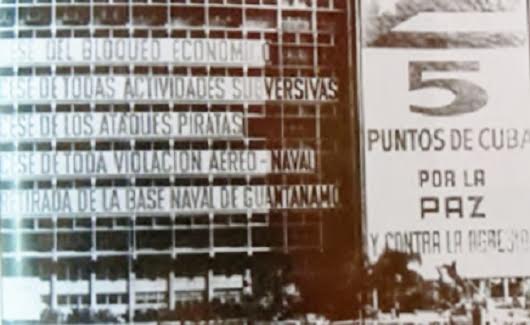 Tα Πέντε σημεία του Φιντέλ (κτίριο στην Πλατεία της Επανάστασης, 1962)