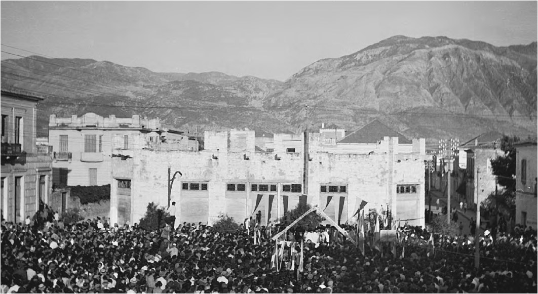 Δοξολογία απελευθέρωσης Καλαμάτας από τον ΕΛΑΣ 11 Σεπ 1944