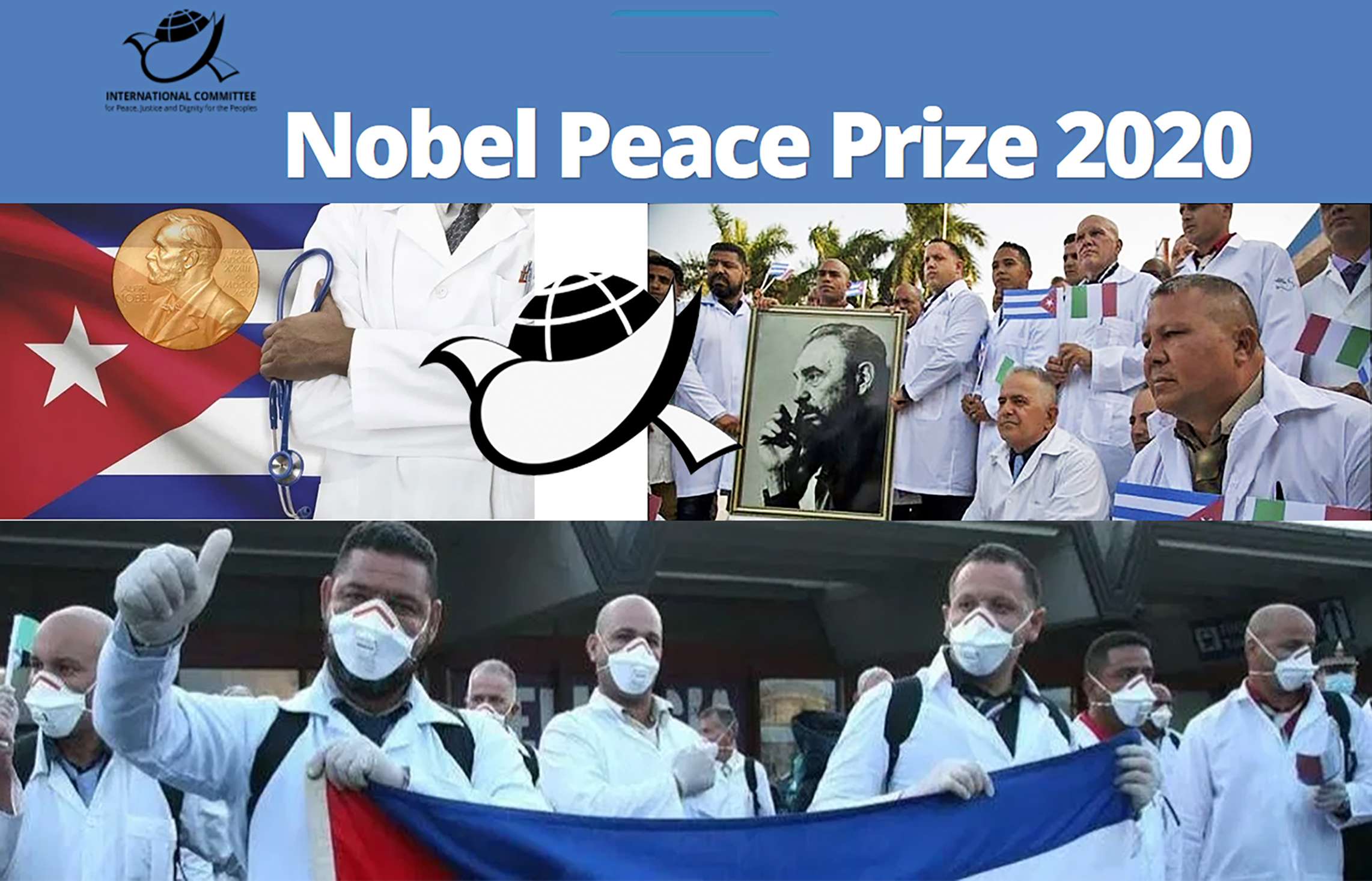 ιατρικές ταξιαρχίες Υποψηφιότητα για το βραβείο Νόμπελ Ειρήνης 2020