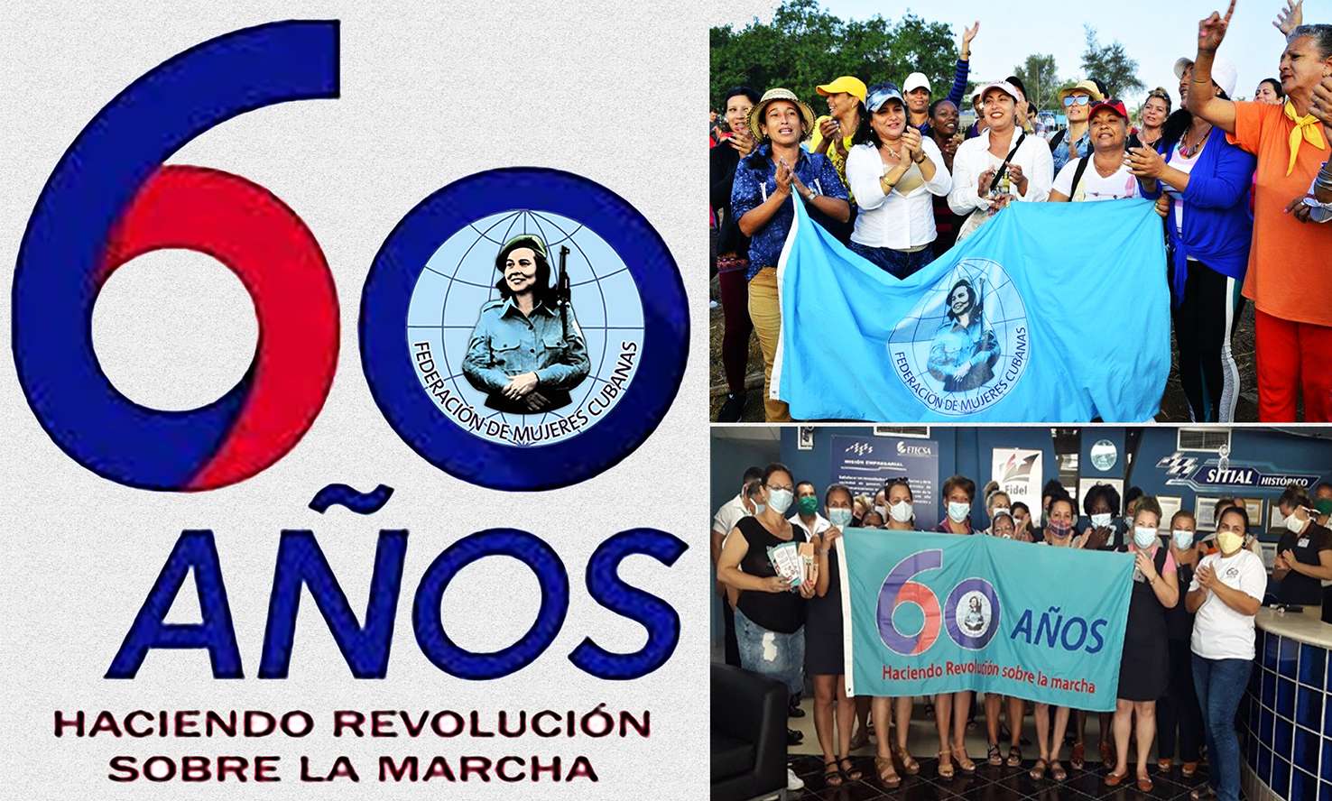 Federación de Mujeres Cubanas 60 anos