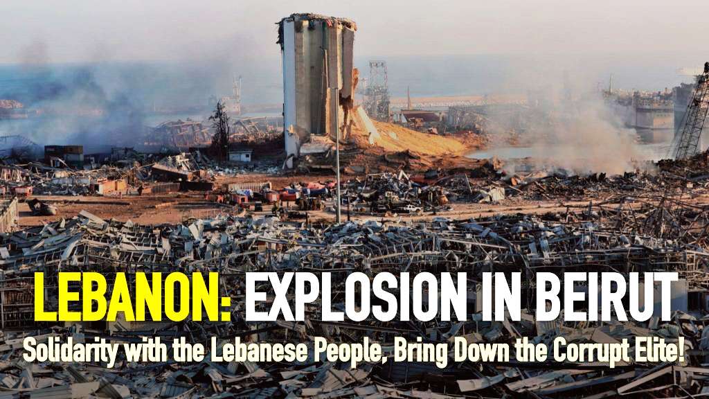 Λίβανος Lebanon 4 Αυγ 2020 solidarity with the Lebanese people