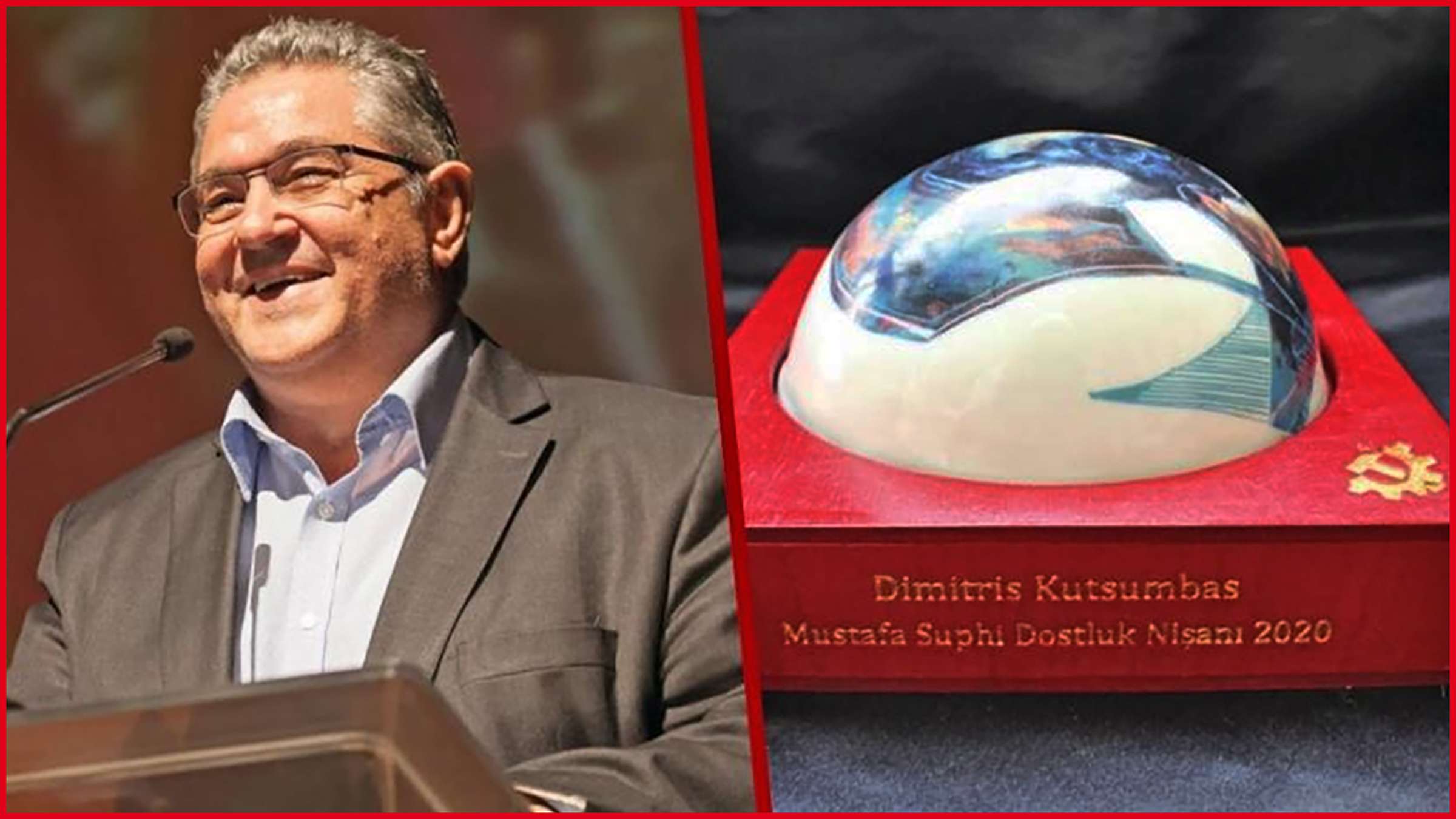 ΚΚ Τουρκίας απονέμει στον Δημήτρη Κουτσούμπα το Βραβείο Φιλίας «Μουσταφά Σουφί»
