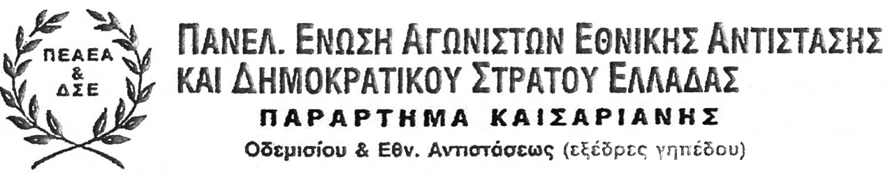 ΠΕΑΕΑ ΔΣΕ Καισαριανής logo