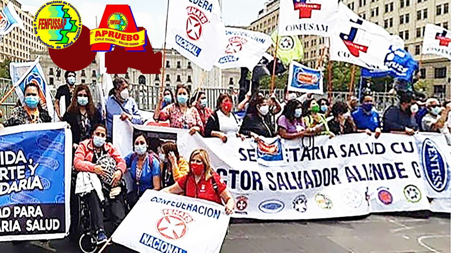 2do día de Huelgas de trabajadores de la salud chilenos
