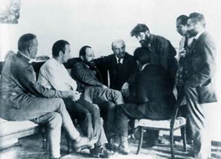 Λένιν Κρεμλίνο 1920 με αντιπροσώπους 3η Διεθνούς Ленина 3-й Интернационал
