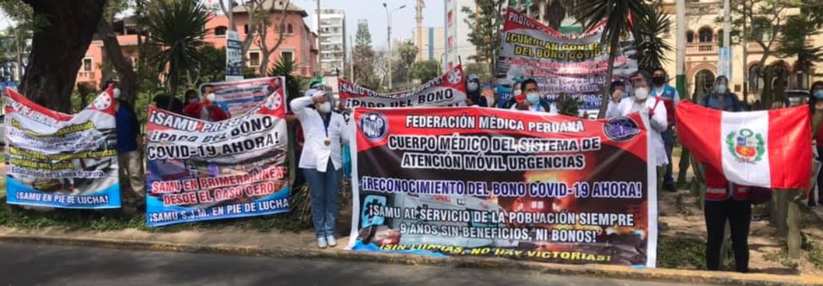 Perú Médicos continúan en huelga indefinida 20 1 2021