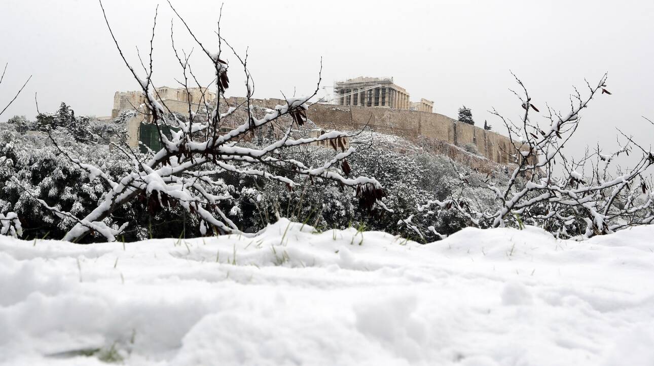 Χιόνι στην Αθήνα