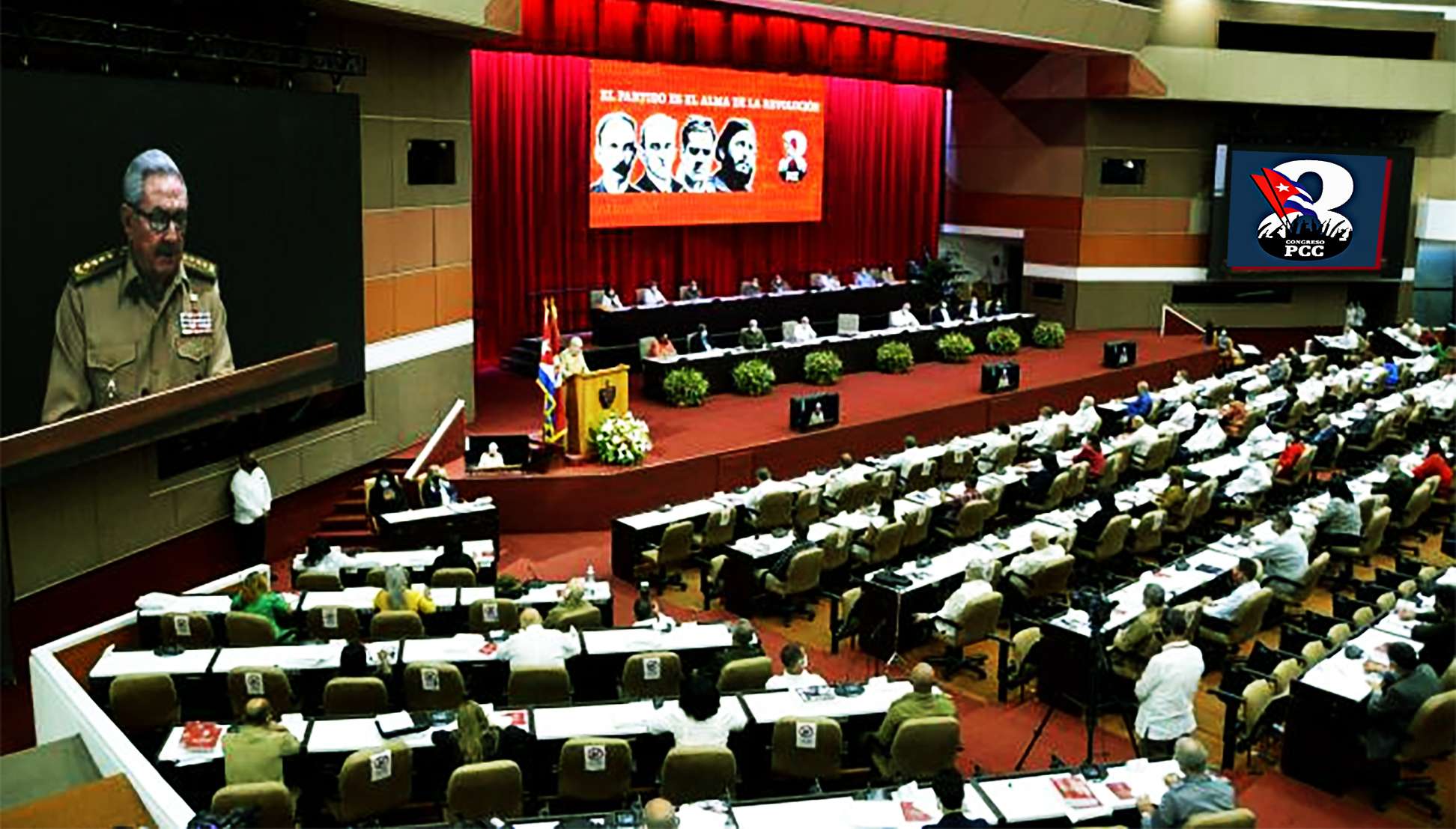 el 8vo Congreso del Partido Comunista de Cuba