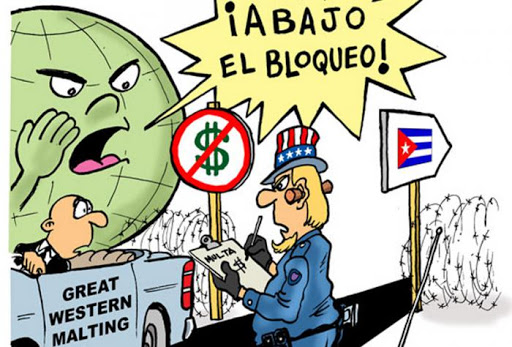 62 años de bloqueo económico de EE UU contra Cuba Llaman a movilizaciones internacionales contra el bloqueo