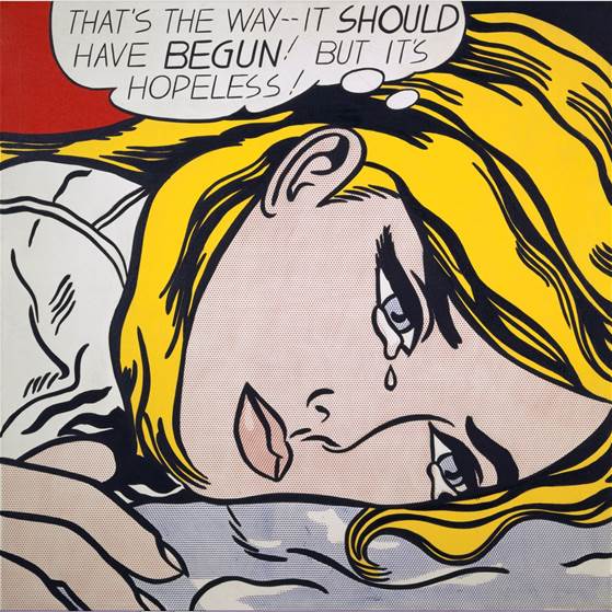 Cool and Cold Ludwig Hopeless Roy Lichtenstein 1963