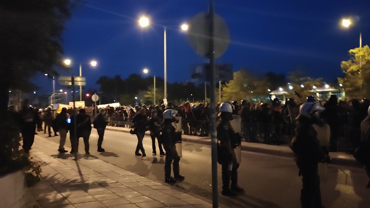 Thesstoday.gr Μπλόκο στην πορεία αντιεξουσιαστών Σταυρούπολη