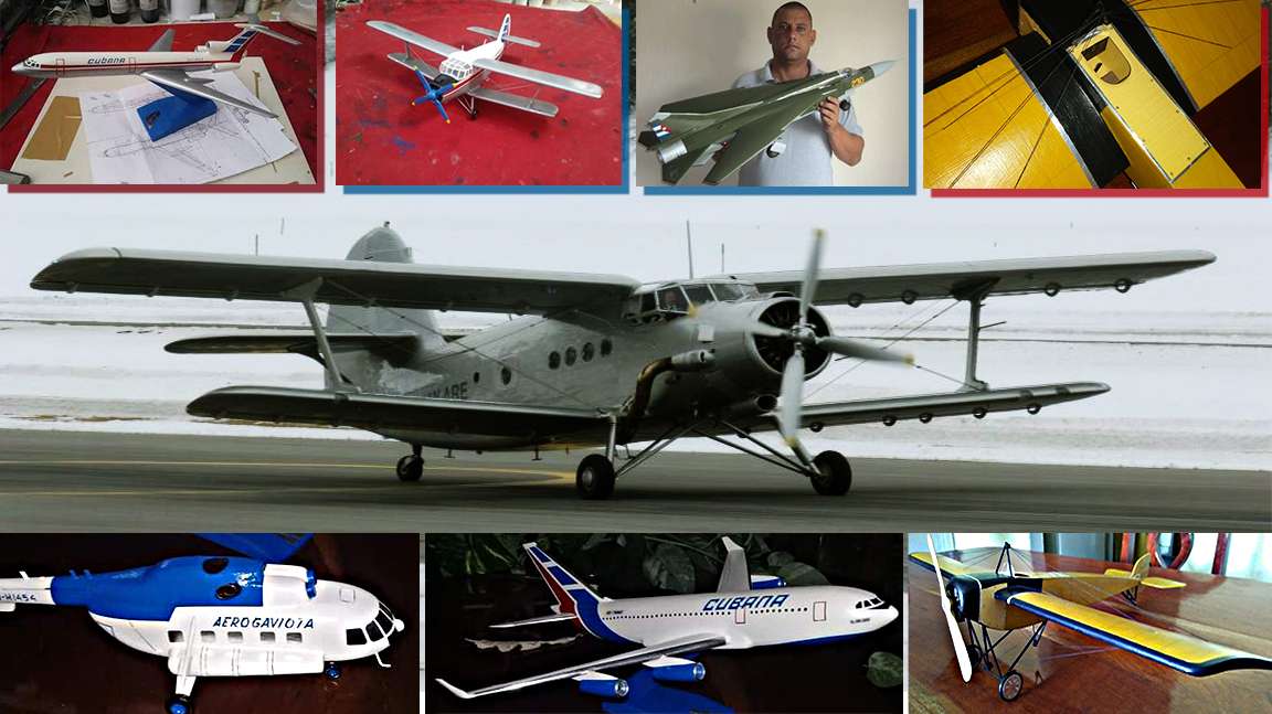 Cuba aviones en miniatura Adrián Granado Echemendía