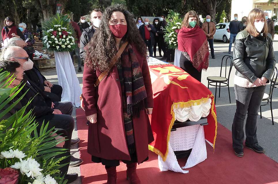 Σιδέρη κηδεία Καισαριανή Βγενιώ Παναγιωτοπούλου