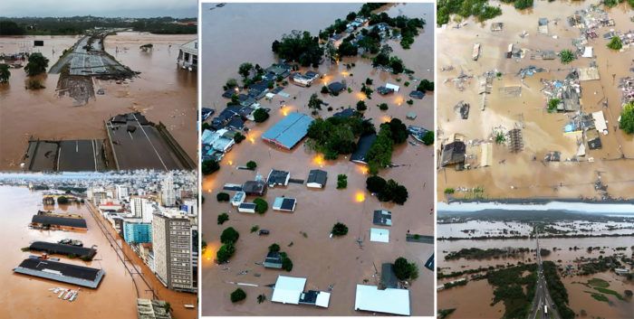ΒΡΑΖΙΛΙΑ: Αυξάνονται οι νεκροί και οι αγνοούμενοι από τις πλημμύρες _Φωτο