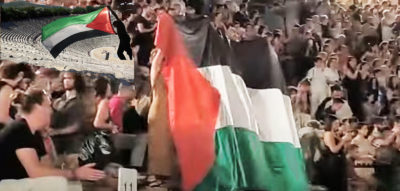 ΑΡΧΑΙΟ ΘΕΑΤΡΟ ΕΠΙΔΑΥΡΟΥ: “Δυνατές” εικόνες αλληλεγγύης στον λαό της Παλαιστίνης από την παράσταση “Ορέστεια” 🎥VIDEO